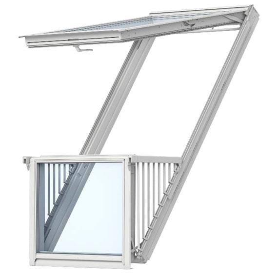 VELUX PREMIUM - окно-балкон (VELUX CABRIO®)