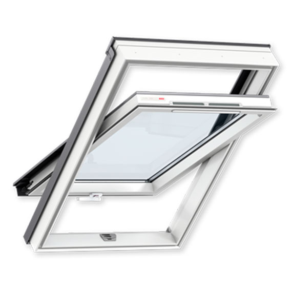 VELUX OPTIMA Комфорт - белый пластик, ручка снизу