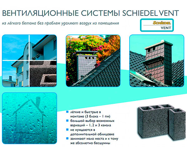 Система естественной вентиляции Schiedel VENT